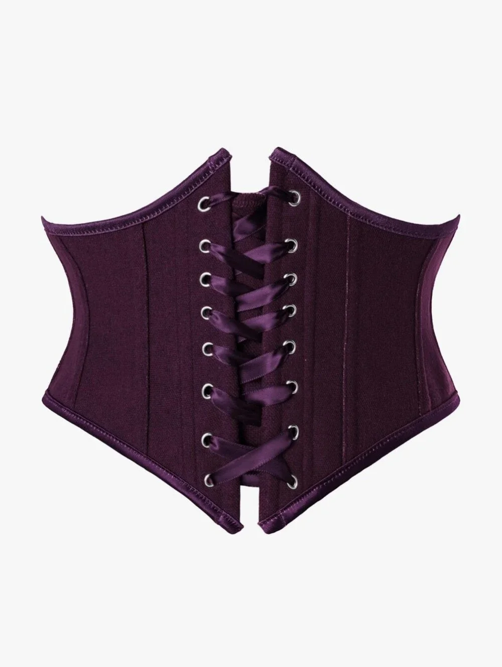Scarlet Darkness NWT Corset Belt Lace Up Underbust Renaissance Purple US Size 8